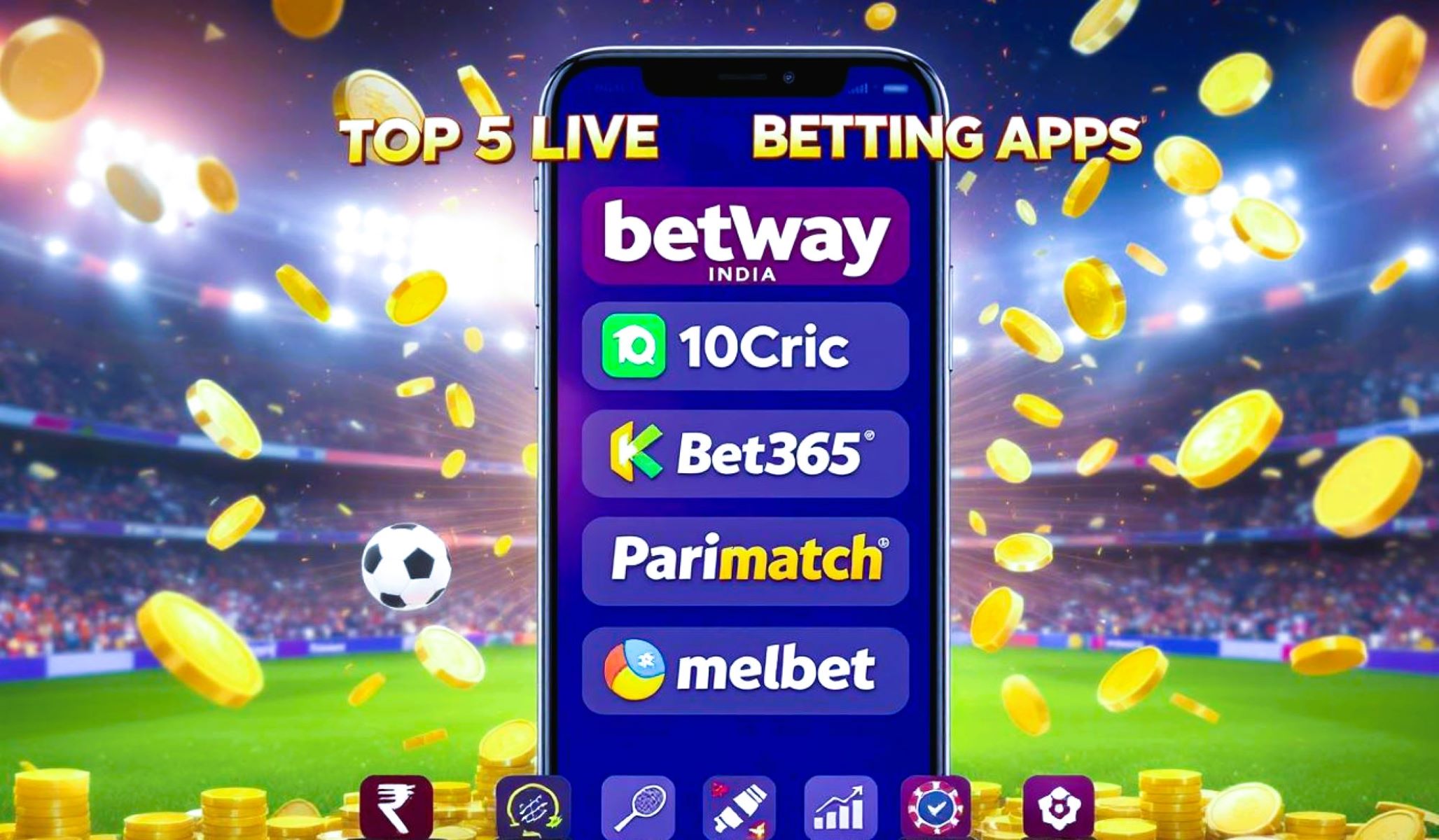 Top Live Betting App Options for Indian Users
